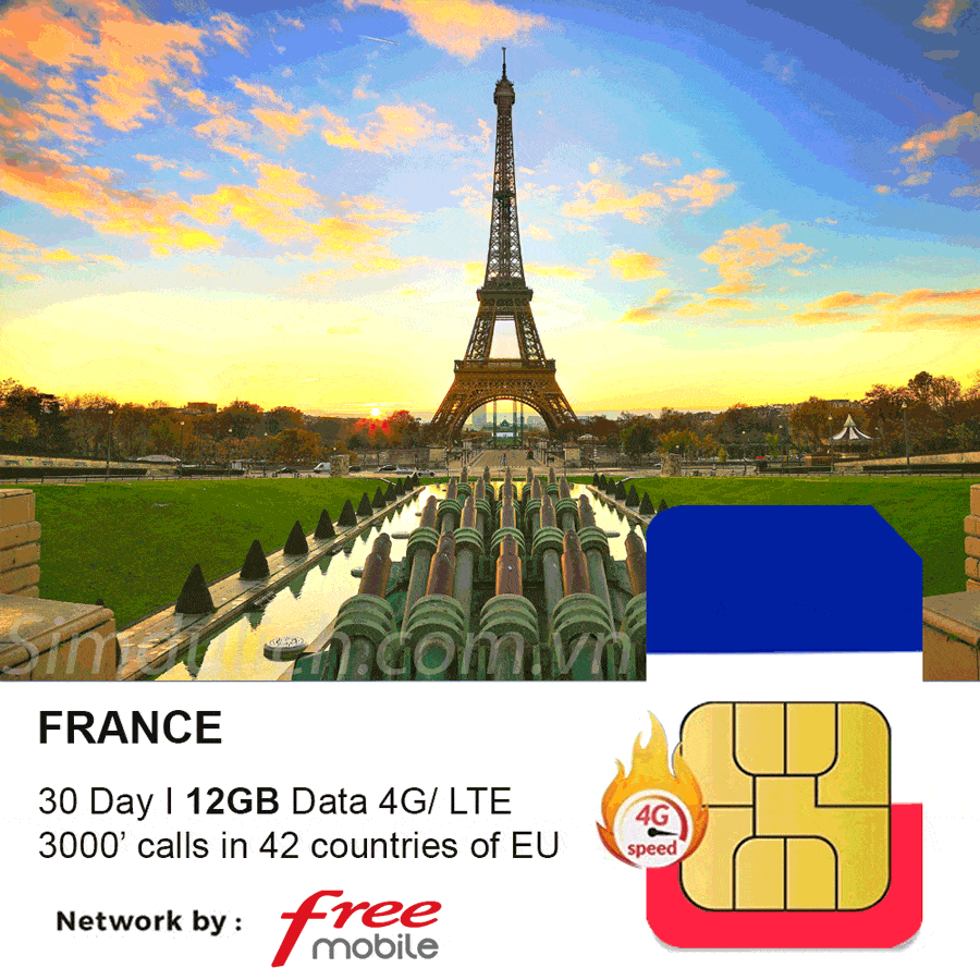 sim card for travel to france