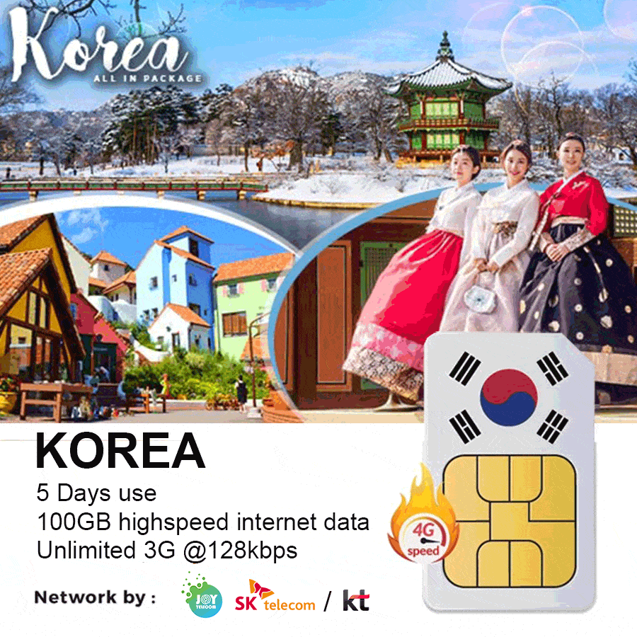 south korea tourist sim